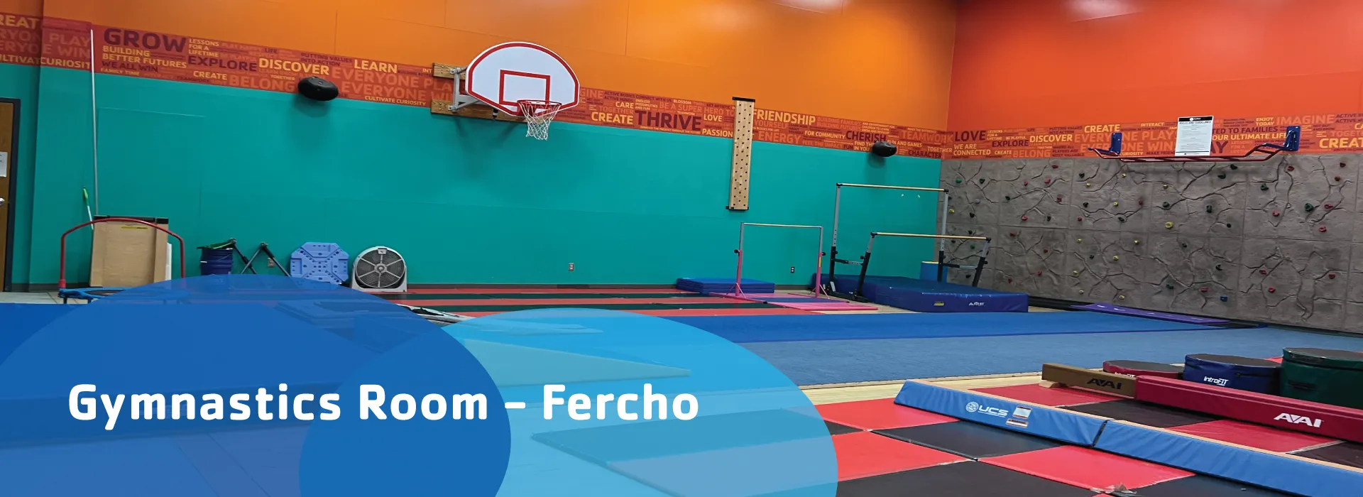 Gymnastics Room at Fercho YMCA