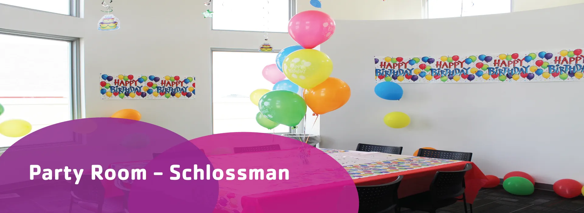 Party Room at Schlossman YMCA